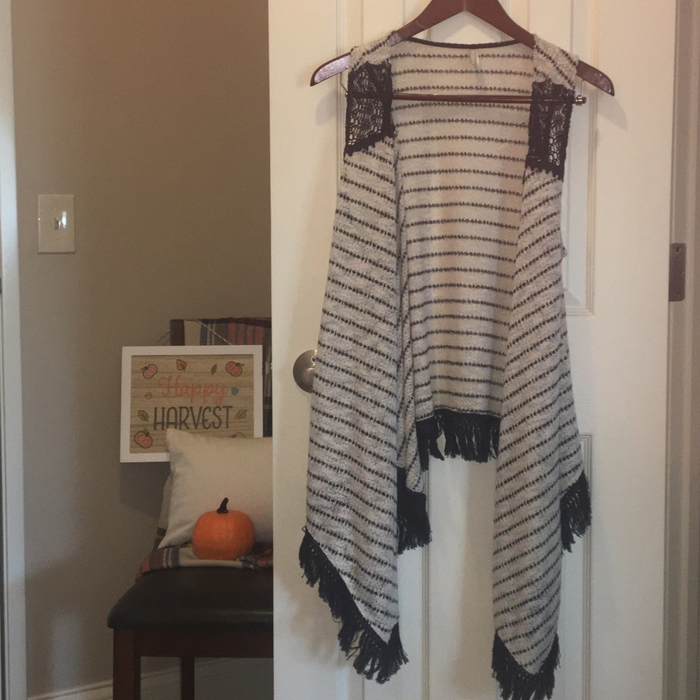 Vanity BoHo Waterfall Vest